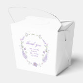 水彩薄紫花第1聖餐式テイクアウト フェイバーボックス (裏面サイド)
