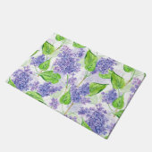 水彩薄紫花 ドアマット (アングル)