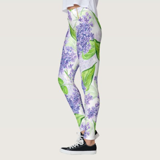 水彩薄紫 レギンス (左)