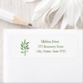 水彩薬草植物ラベ素朴ル ラベル (インサイチュ)