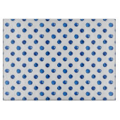 水彩藍青水玉模様模様 カッティングボード (正面)