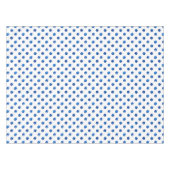 水彩藍青水玉模様模様 テーブルクロス (正面(横))