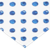 水彩藍青水玉模様模様 テーブルクロス (アングル)