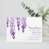 水彩藤のリハ結婚ーサルディナー エンクロージャーカード (スタンド正面)