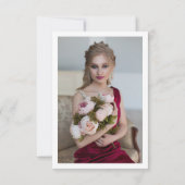 水彩藤の写真 |バルミツワー サンキューカード (裏面)