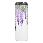 水彩藤の名パーソナライズされた前 タンブラー (裏面)