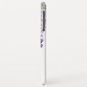 水彩藤の名前パーソナライズされたモノグラム Case-Mate iPhoneケース (裏面/左)