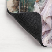 水彩藤の庭 マウスパッド (コーナー)