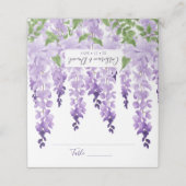 水彩藤 | 結婚s プレイスカード (外部開封)