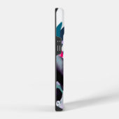 水彩蘭プリントiPhoneケース iPhoneケース (右側面)