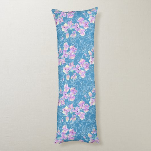 水彩蘭描蘭 ボディピロー (裏面 (縦))