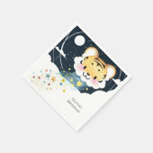 水彩虎お洒落誕生日 スタンダードカクテルナプキン (角)