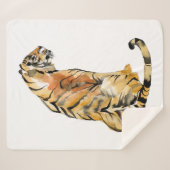 水彩虎座 シェルパブランケット (正面(横))