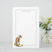 水彩虎座 便箋 (スタンド正面)