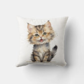 水彩虎猫キッテン クッション (裏面)