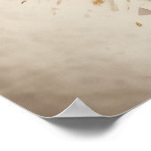 水彩虎10番 ポスター (角)