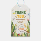 水彩虫虫ボーイ誕生日 ギフトタグ (正面)