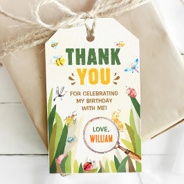 水彩虫虫ボーイ誕生日 ギフトタグ