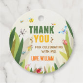 水彩虫虫ボーイ誕生日 フェイバータグ (正面)