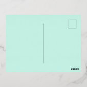 水彩虹お洒落ハッピーバースデー 箔シーズンポストカード (裏面)