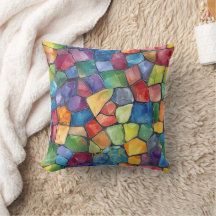 水彩虹のステンドグラス