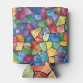 水彩虹のステンドグラス 缶クーラー (裏面)