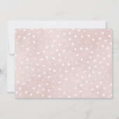 水彩虹の女の子のお誕生日パーティー 招待状 (裏面)