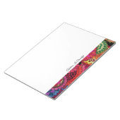 水彩虹の色曼荼羅 ノートパッド (アングル)