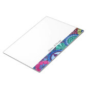 水彩虹の色曼荼羅 ノートパッド (アングル)