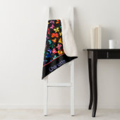 水彩虹の蝶のパーソナライズされた子 シェルパブランケット (インサイチュ)