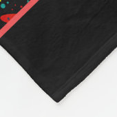 水彩虹の蝶のパーソナライズされた子 フリースブランケット (角)