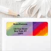 水彩虹カスタム色 ラベル (インサイチュ)