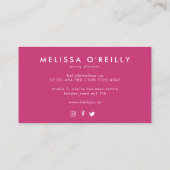 水彩虹パーティープランナー名刺 名刺 (裏面)