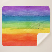 水彩虹モダンカスタム器 シェルパブランケット (正面(横))
