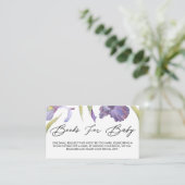 水彩虹彩フローラ春ガーデンブックスフォーBab エンクロージャーカード (スタンド正面)