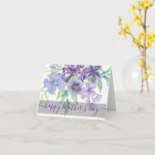 水彩虹彩フローラ カード (黄色い花)