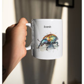 水彩虹彩甲虫カスタム、 コーヒーマグカップ