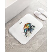 水彩虹彩甲虫カスタム、 バスマット