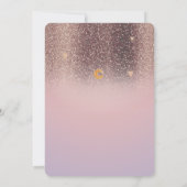 水彩虹星のきらきら誕生日 招待状 (裏面)