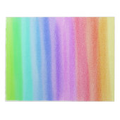水彩虹絵を描色のストライプ ノートパッド (正面)