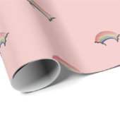 水彩虹色 ギフト包装 ラッピングペーパー (ロールコーナー)