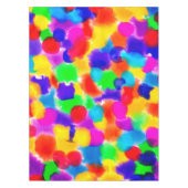 水彩虹色 テーブルクロス (正面)