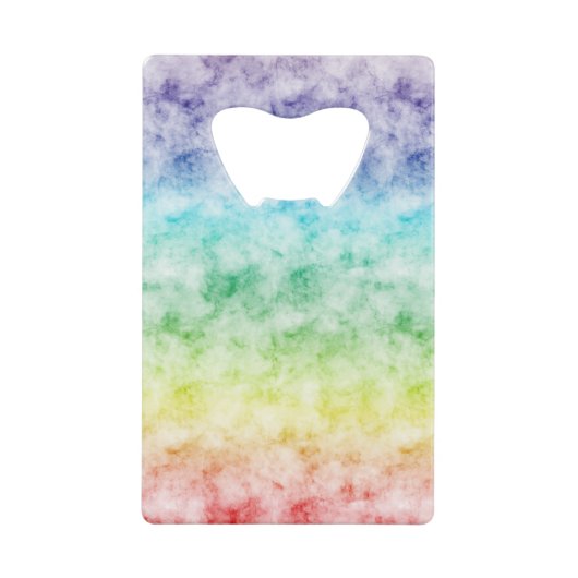 水彩虹 クレジットカード栓抜き (正面)