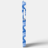 水彩虹 – 青パターン Case-Mate iPhoneケース (裏面 / 左)