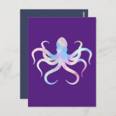 水彩蛸 ポストカード (正面/裏面)