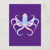 水彩蛸 ポストカード (正面)