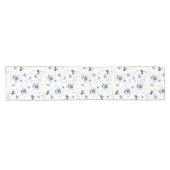 水彩蜂の模様 ショートテーブルランナー (横)