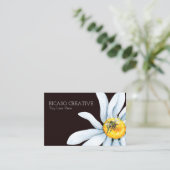 水彩蜂の花パーソナライズされた 名刺 (スタンド正面)