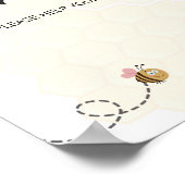 水彩蜂 ドリンクをお楽しみください ポスター (角)