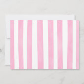 水彩蝶々誕生日写真招待状 招待状 (裏面)